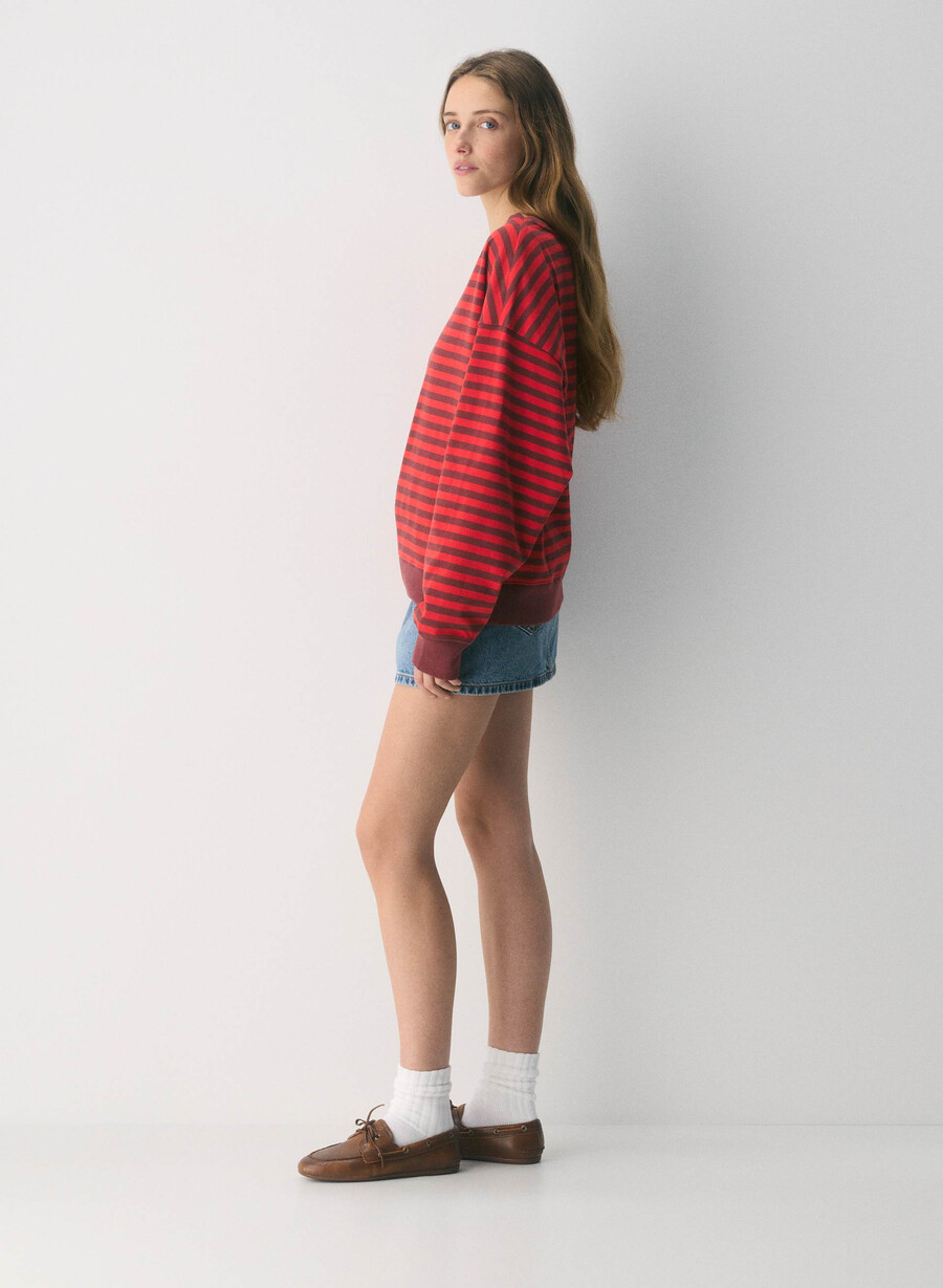 tricou cu mânecă lungă mighty cotton wicket flash rd smc brgdy