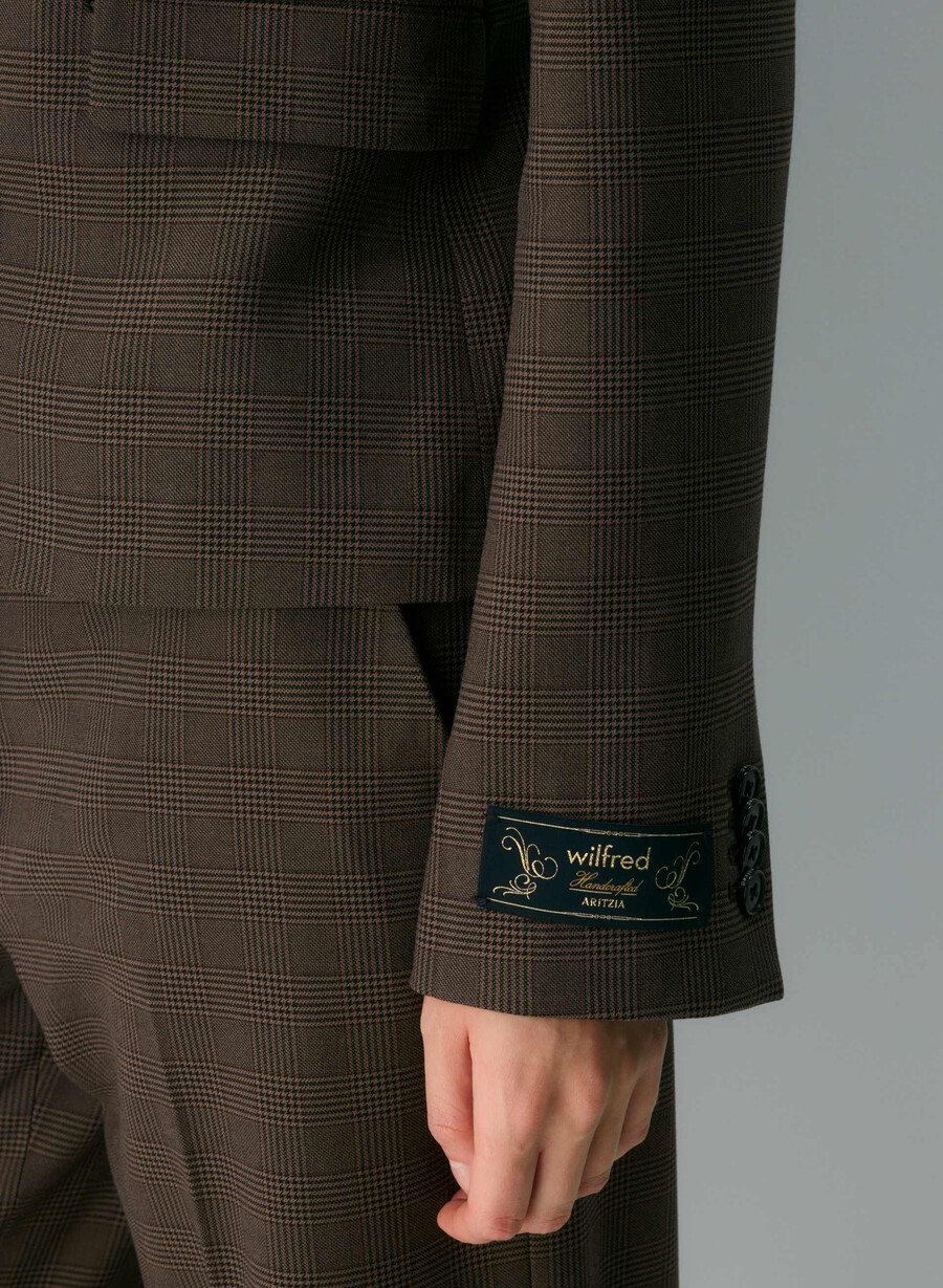 sacou etiquette - twill merle chk cl tph chr