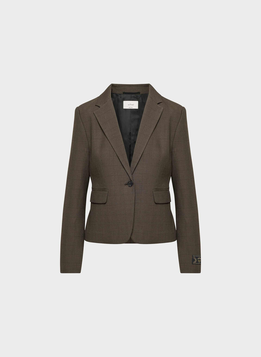 sacou etiquette - twill merle chk cl tph chr