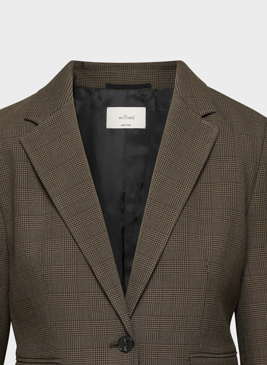 sacou etiquette - twill merle chk cl tph chr