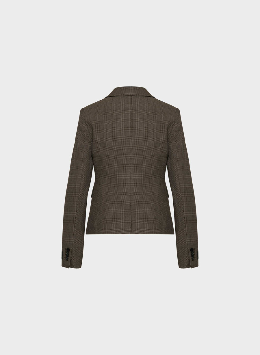 sacou etiquette - twill merle chk cl tph chr