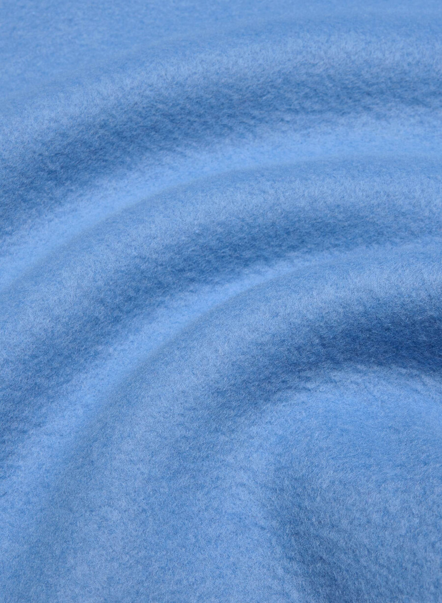 pantaloni de trening confortabili din fleece cu bandă mega french blue