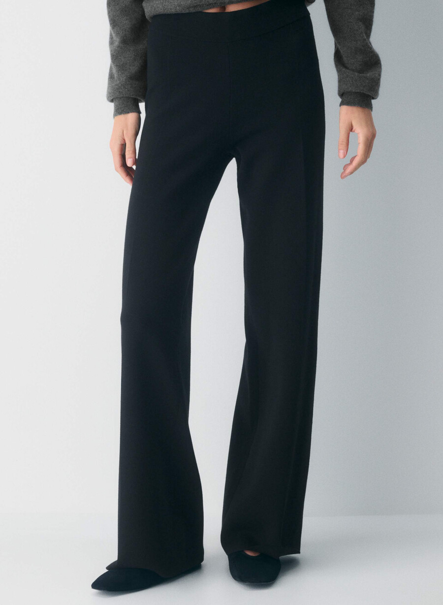 pantaloni suvenir - fire wonder yarn negru