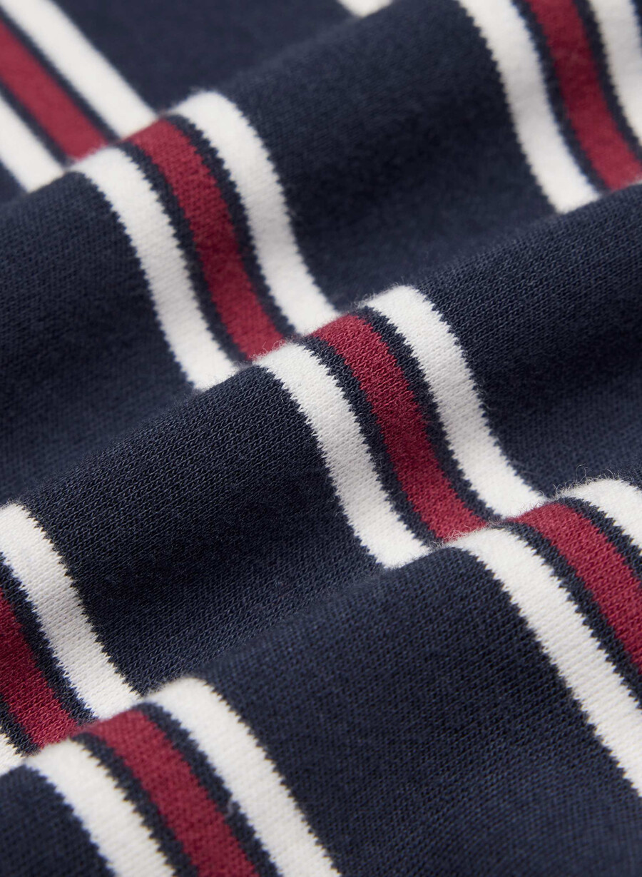 tricou cu mânecă lungă interlock cotton eton dk nt nvy cordovan