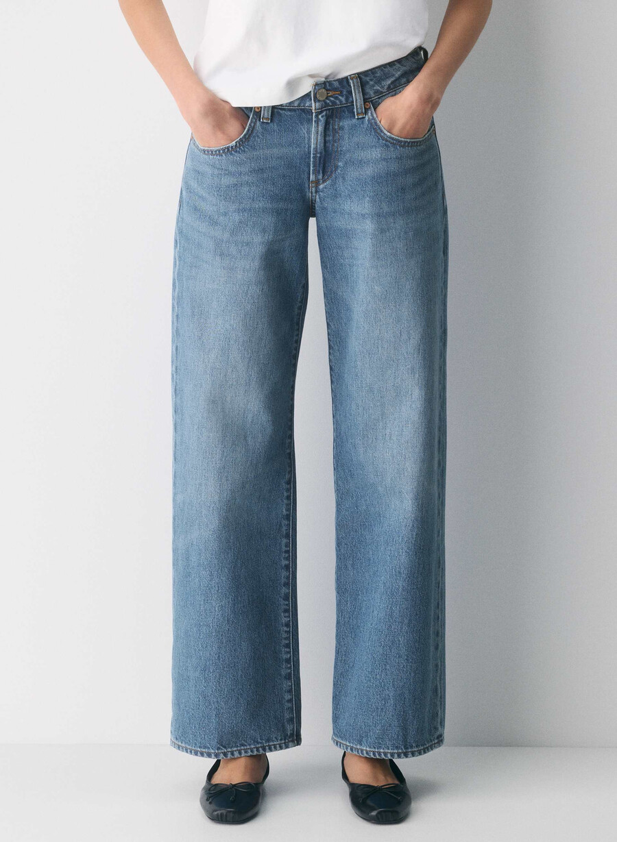 denim forum blugi largi cu talie mică din anii 90 5 ani kiss n tell blue