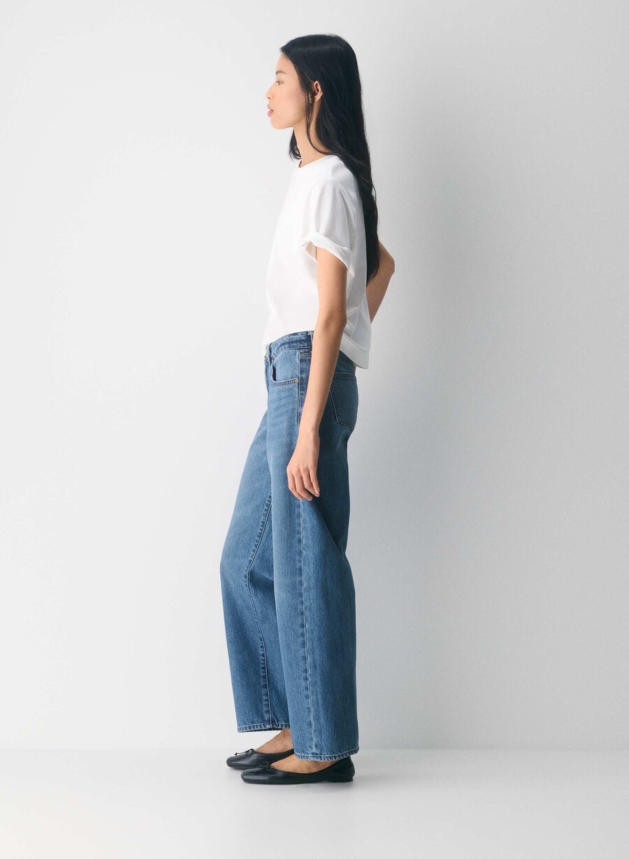 denim forum blugi largi cu talie mică din anii 90 5 ani kiss n tell blue