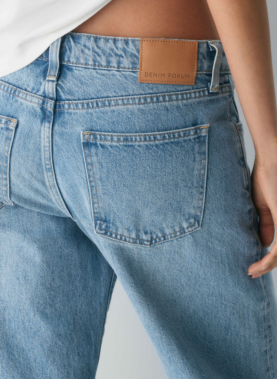 denim forum blugi largi cu talie mică din anii 90 bleu taboo 7 ani