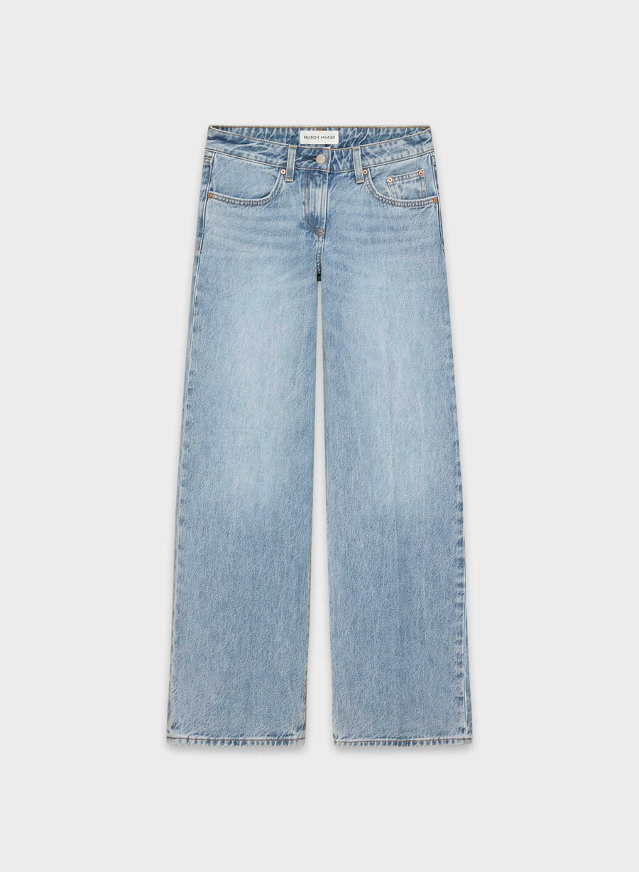 denim forum blugi largi cu talie mică din anii 90 bleu taboo 7 ani