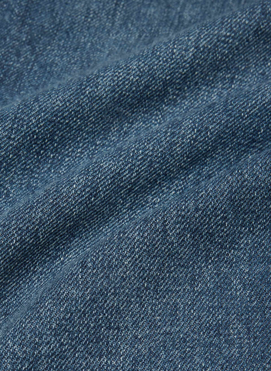 denim forum blugi largi cu talie mică din anii 90 be about albastru Închis