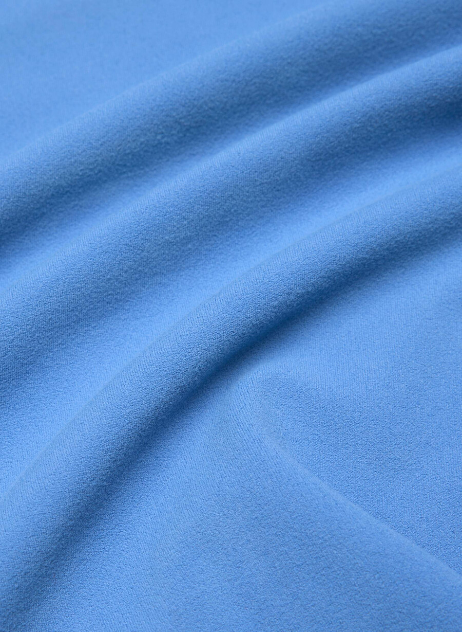 tricou butter essential cu guler pătrat și mânecă lungă french blue