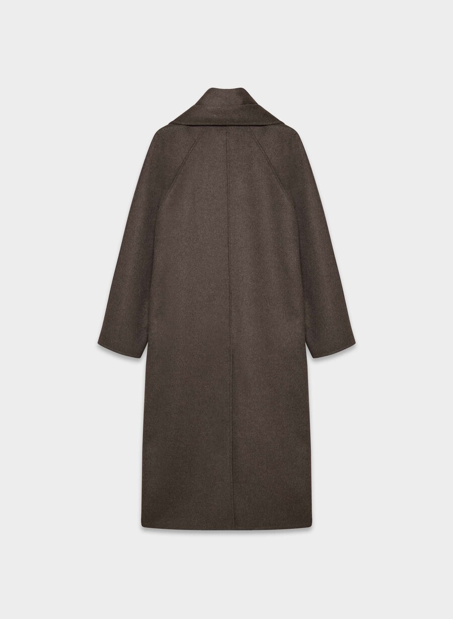 paltonul embrace cu două fețe - luxe rewool soot