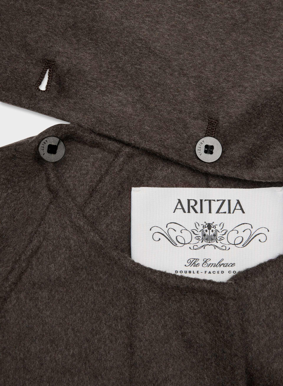 paltonul embrace cu două fețe - luxe rewool soot