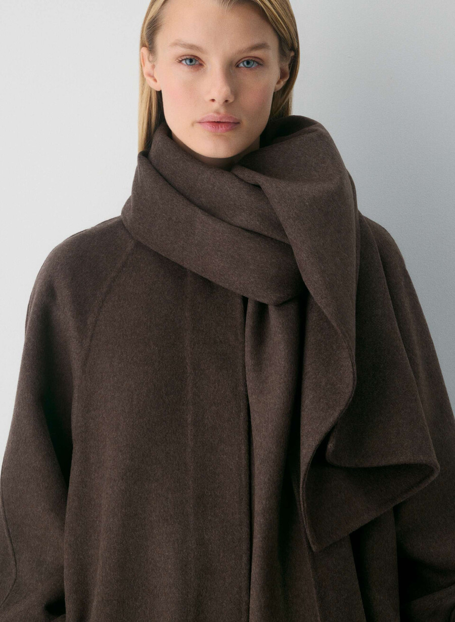 paltonul embrace cu două fețe - luxe rewool soot