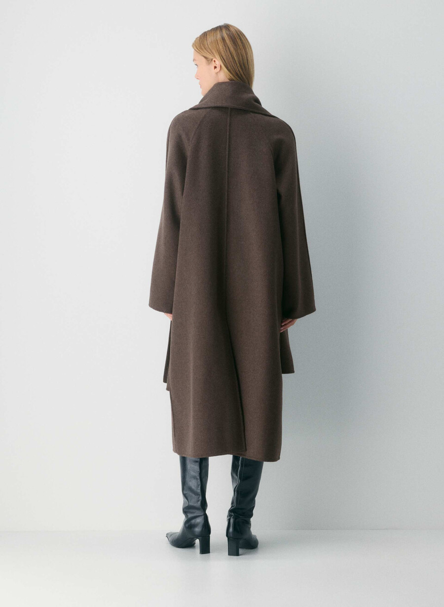 paltonul embrace cu două fețe - luxe rewool soot