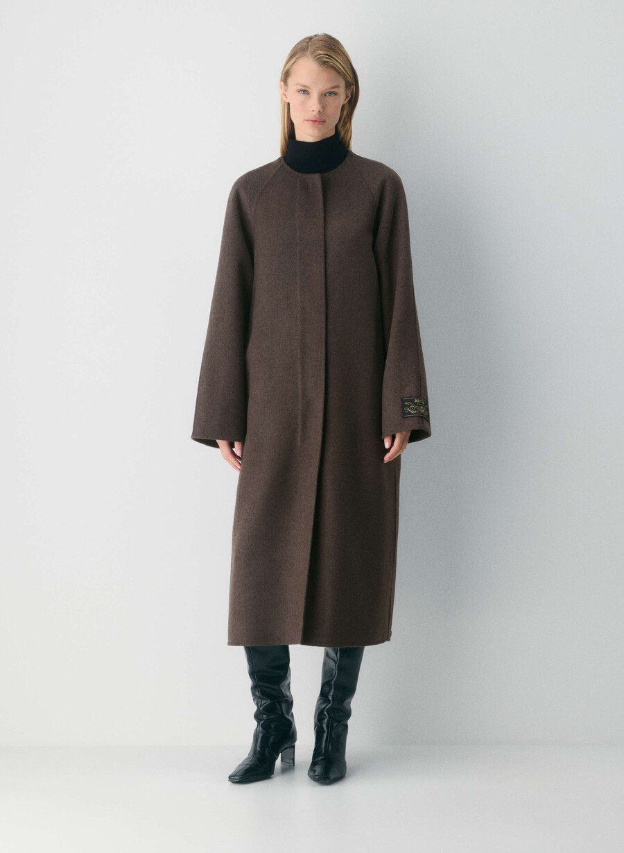 paltonul embrace cu două fețe - luxe rewool soot