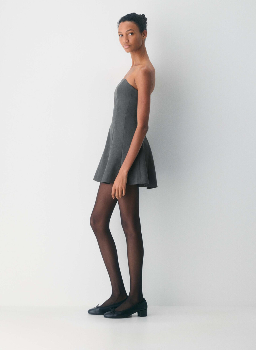 rochie wren tube heather charcoal