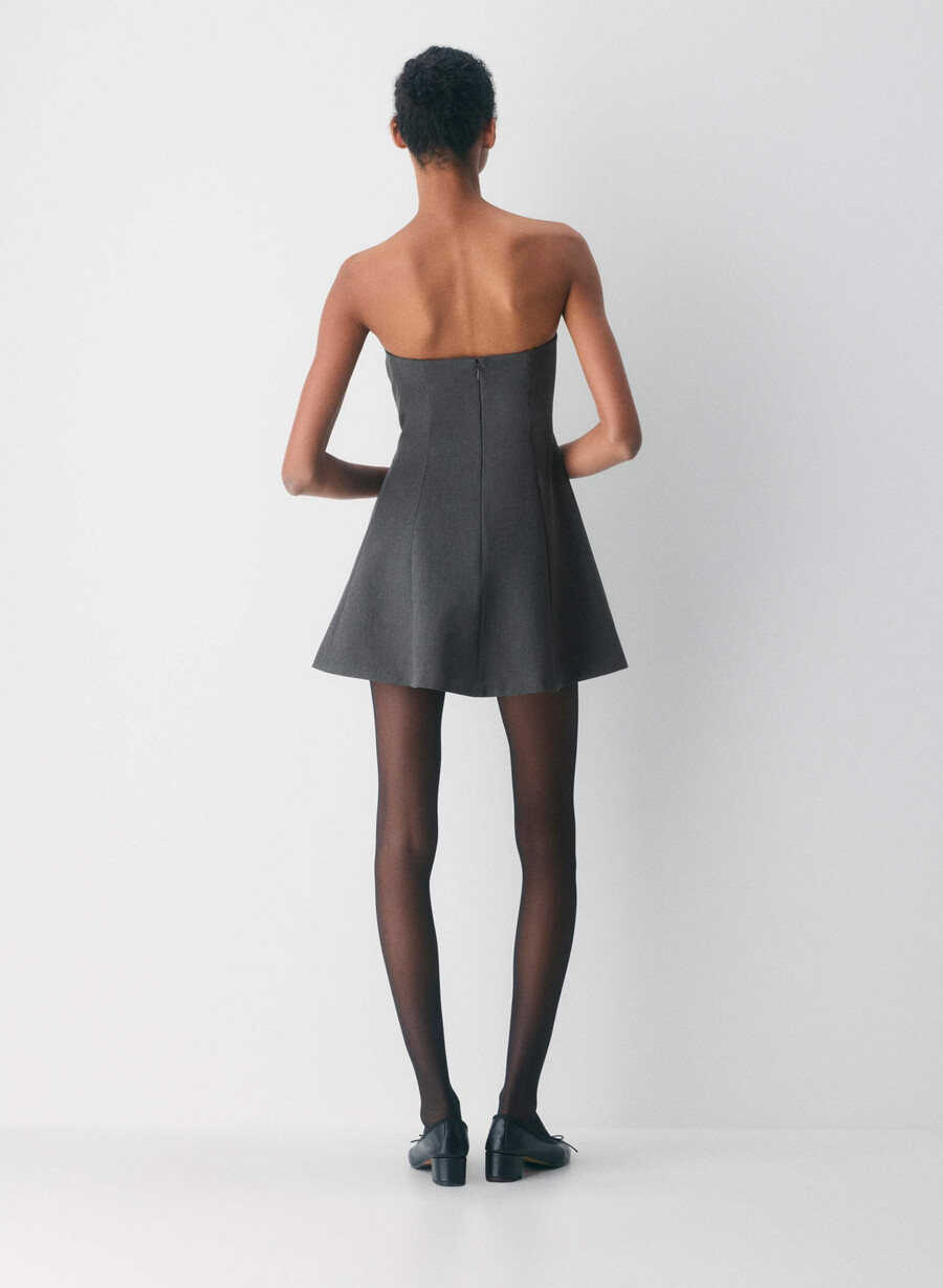 rochie wren tube heather charcoal