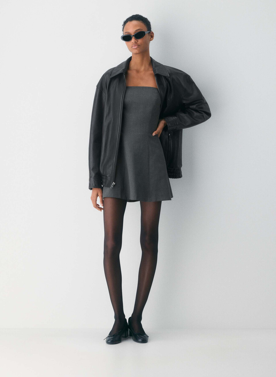 rochie wren tube heather charcoal