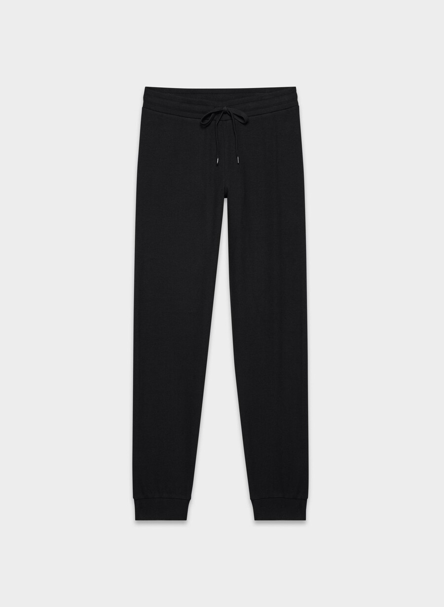 jogger cu nervuri homestretch negru