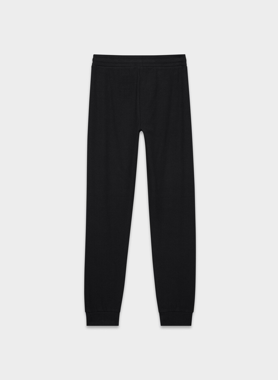 jogger cu nervuri homestretch negru