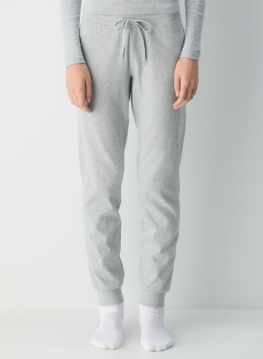 pantaloni de jogging homestretch rib heather crom