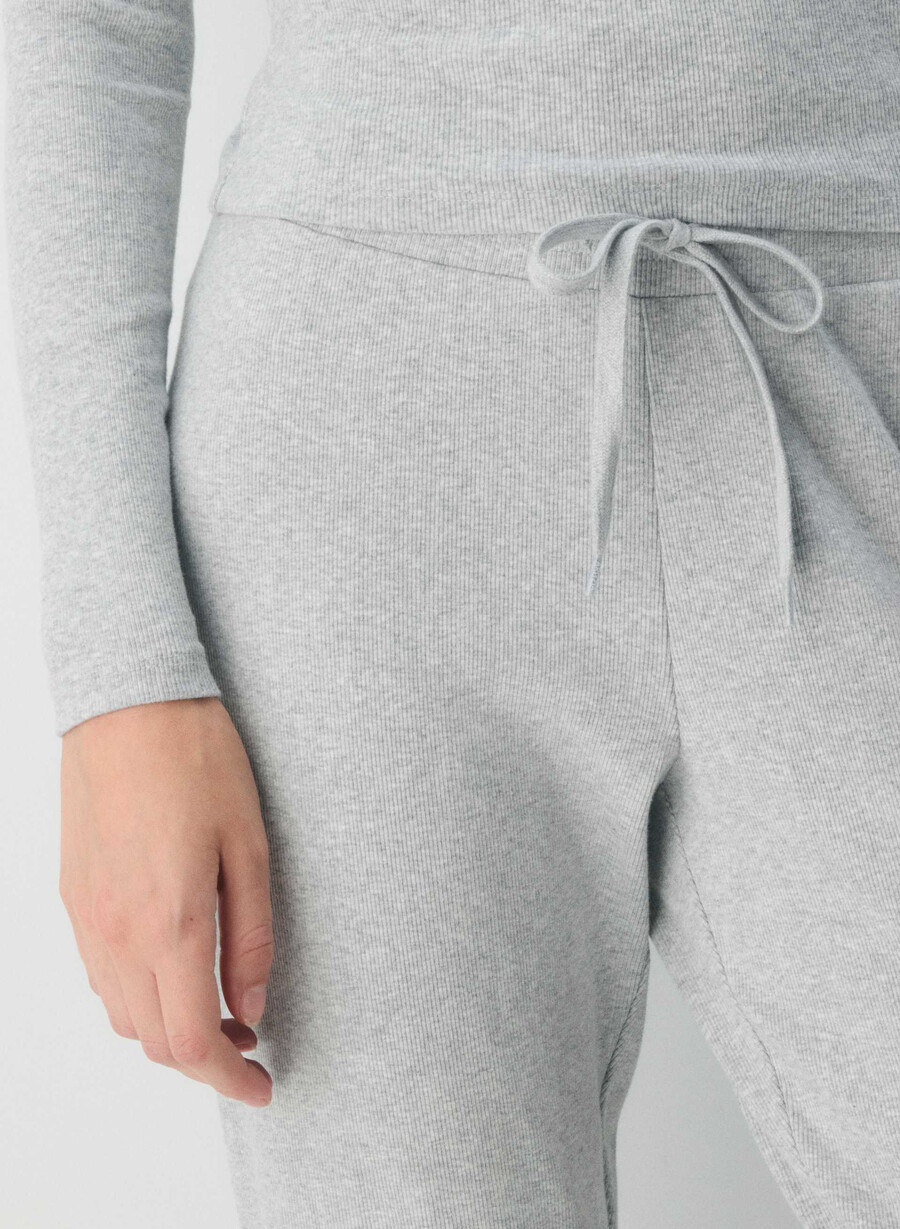 pantaloni de jogging homestretch rib heather crom