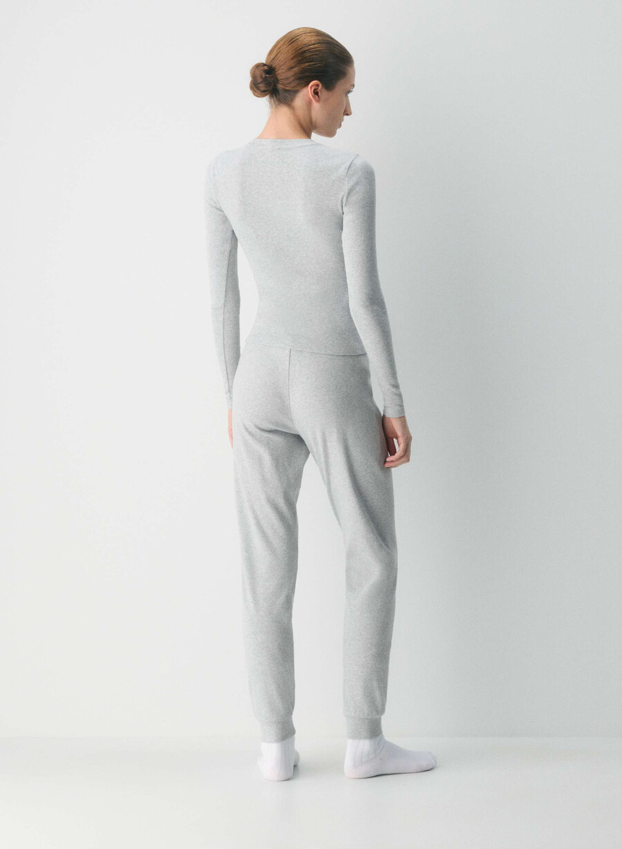 pantaloni de jogging homestretch rib heather crom