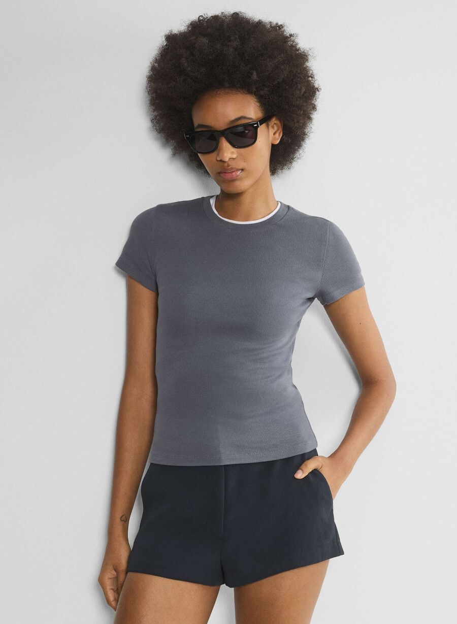 pantaloni scurți the limitless short micro bleumarin închis