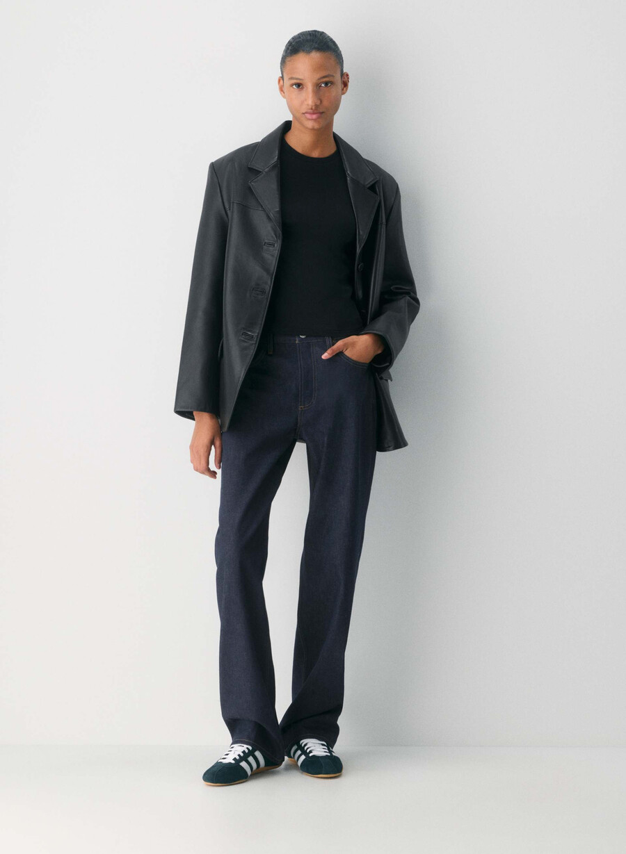 tricou cu mânecă lungă homestretch smooth solo negru