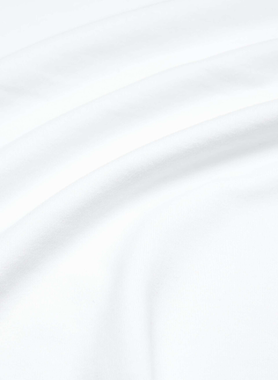 tricou cu mânecă lungă homestretch smooth solo alb strĂlucitor