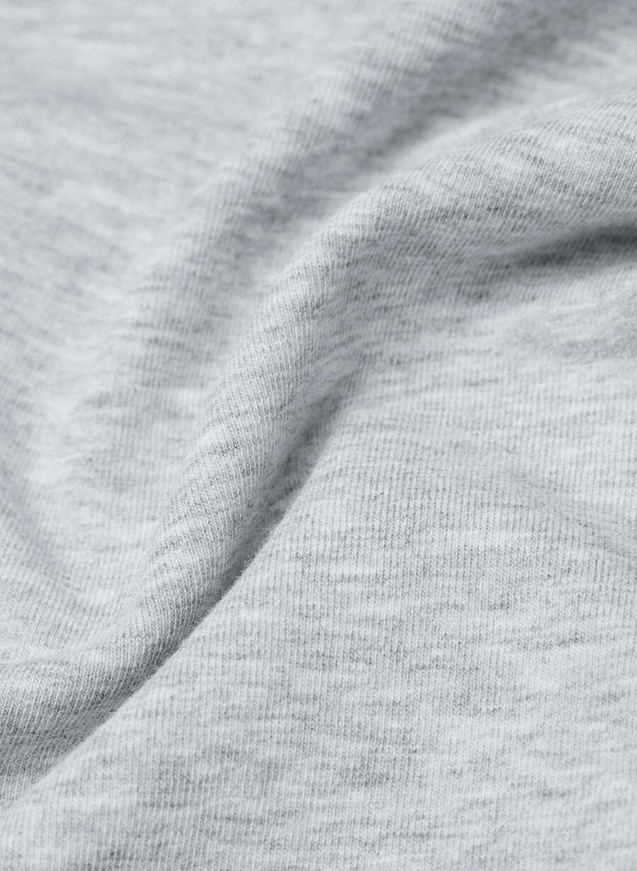 tricou cu mânecă lungă homestretch smooth solo culoare heather chrome