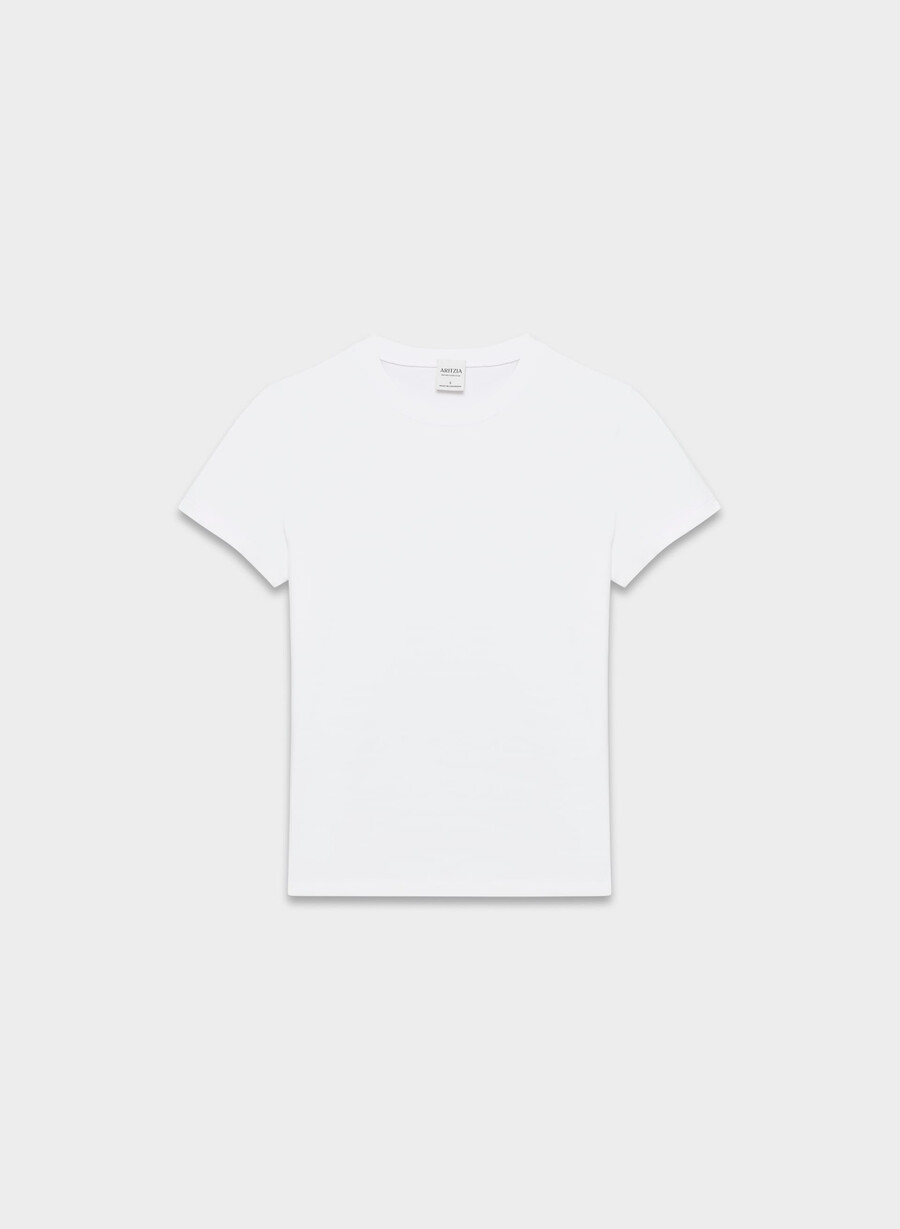 tricou homestretch smooth tune alb strĂlucitor