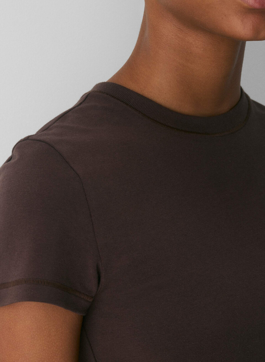 tricou homestretch smooth tune maro mocha rich