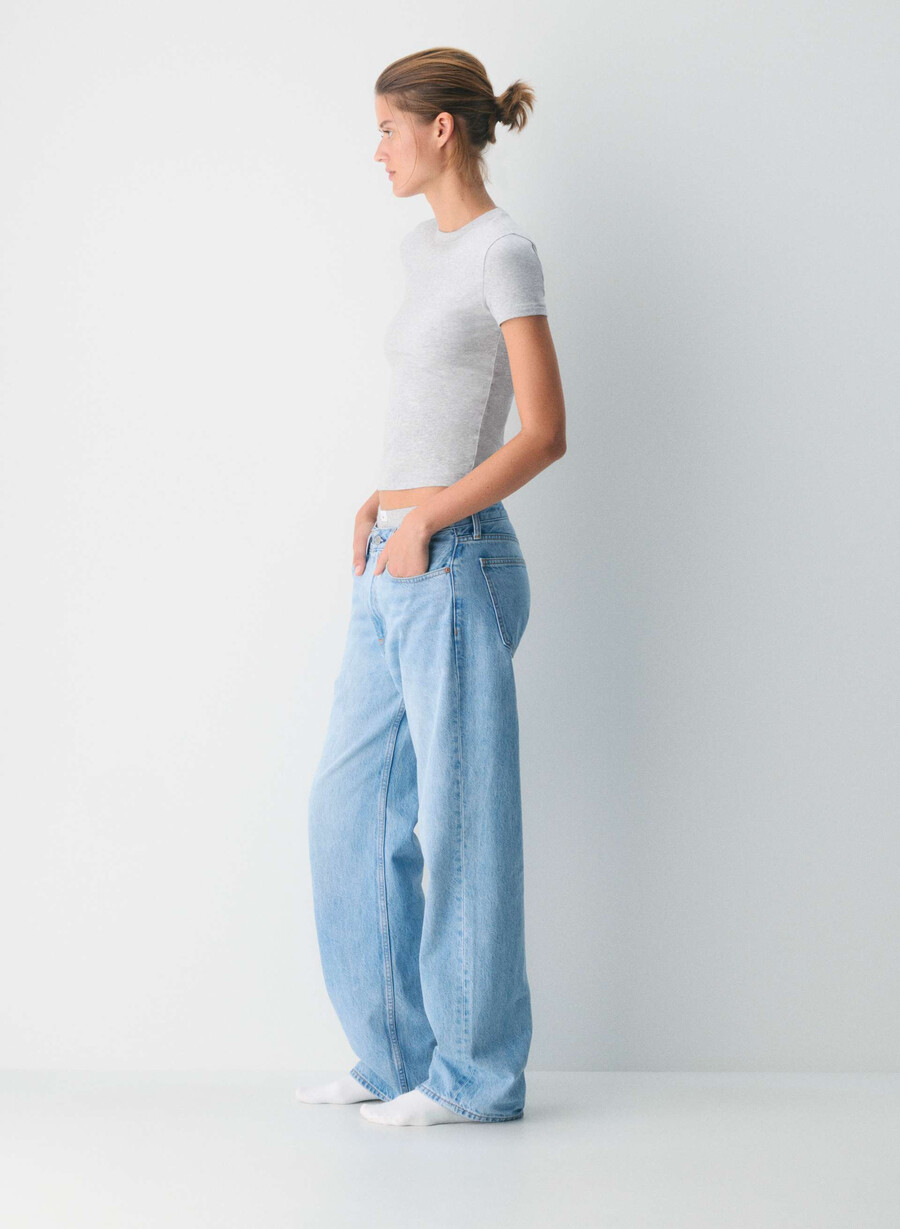 tricou homestretch smooth tune culoare crom-melanj