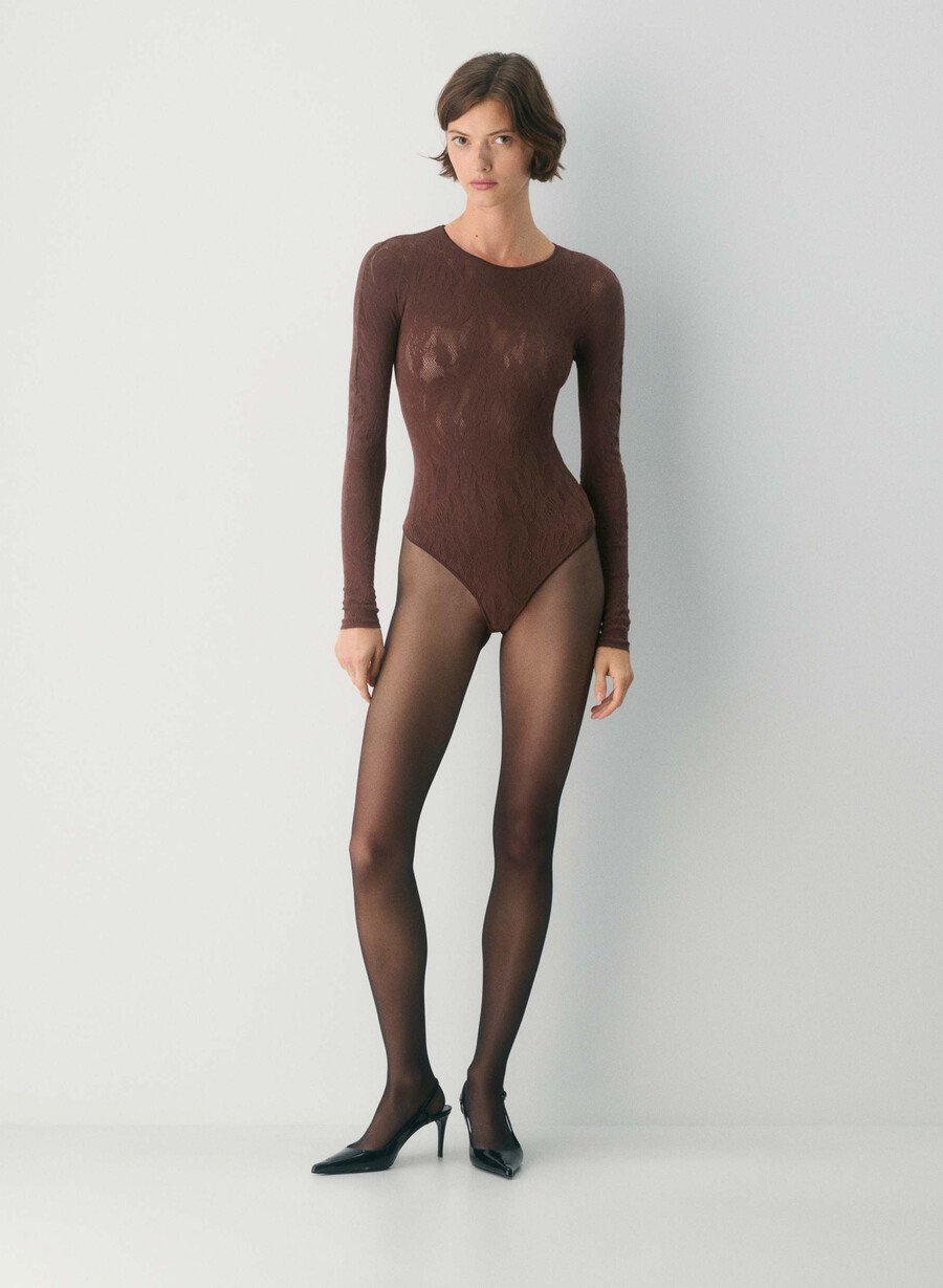 body flora seamless mambo maro pudră de cacao