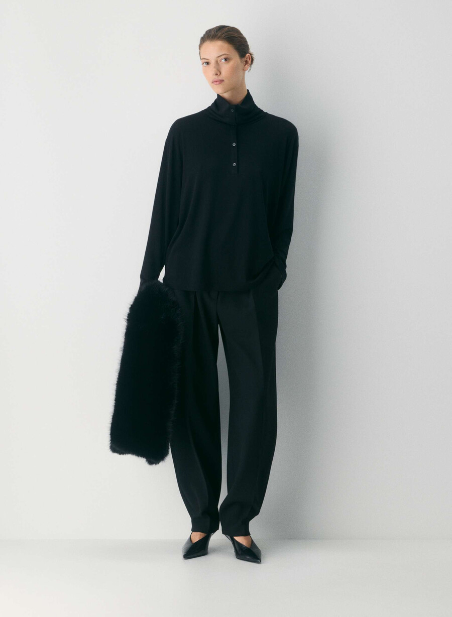 turtleneck riverside cocoa powder brown