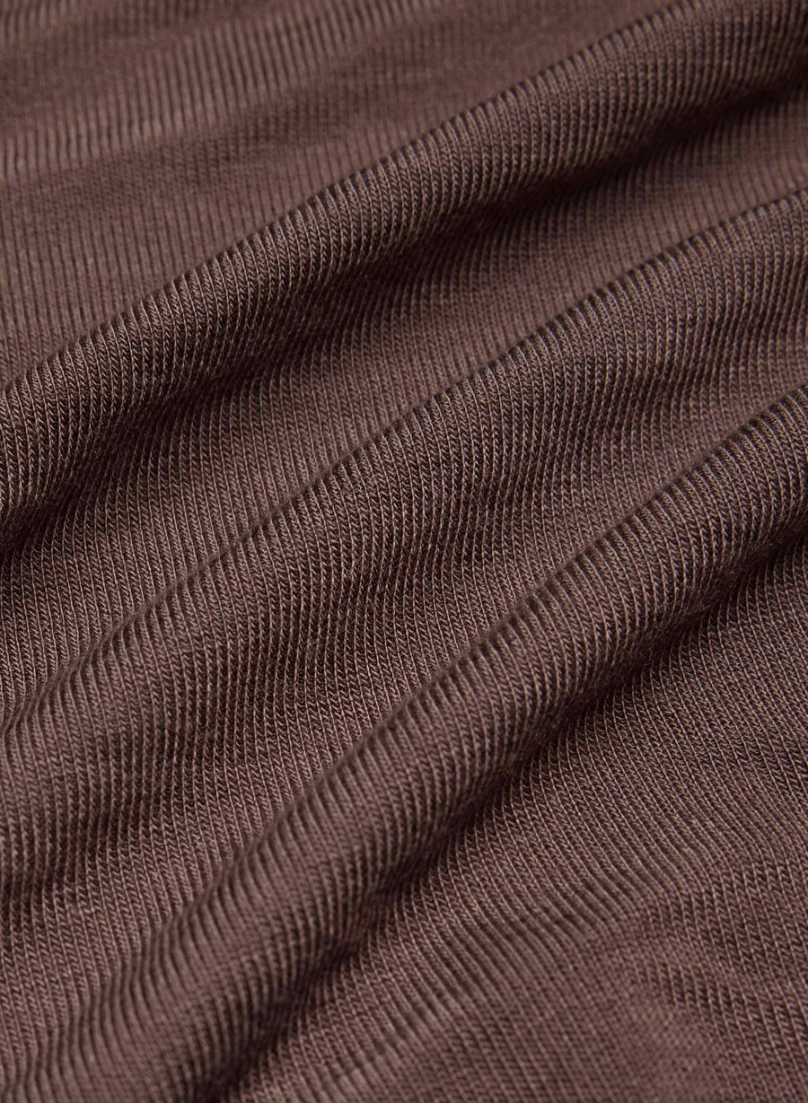 lillian tricou cu mânecă lungă cocoa powder brown