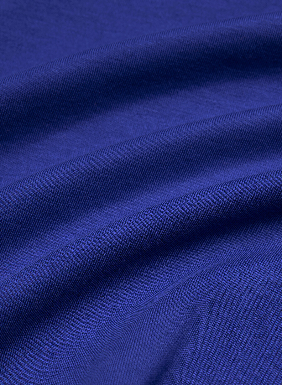 pulover cu guler înalt interlock din bumbac rydel ablaze blue