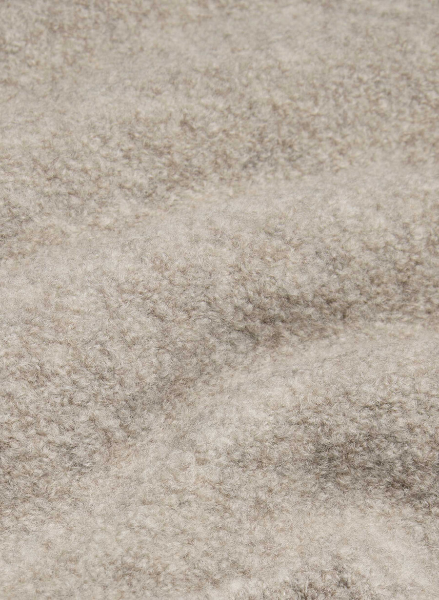 cardigan vernon din lână merinos culoare mesteacăn deschis
