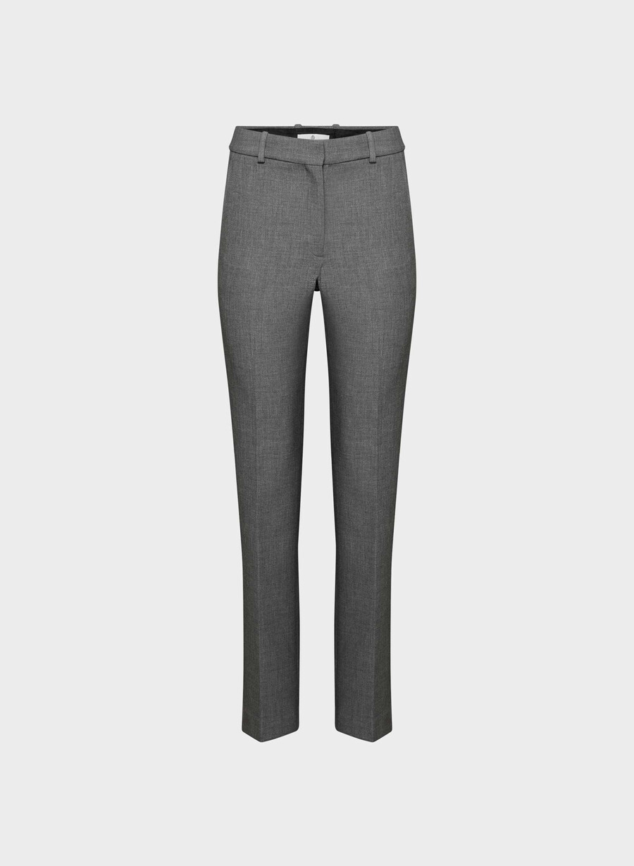 pantaloni coupe - ressential heather charcoal