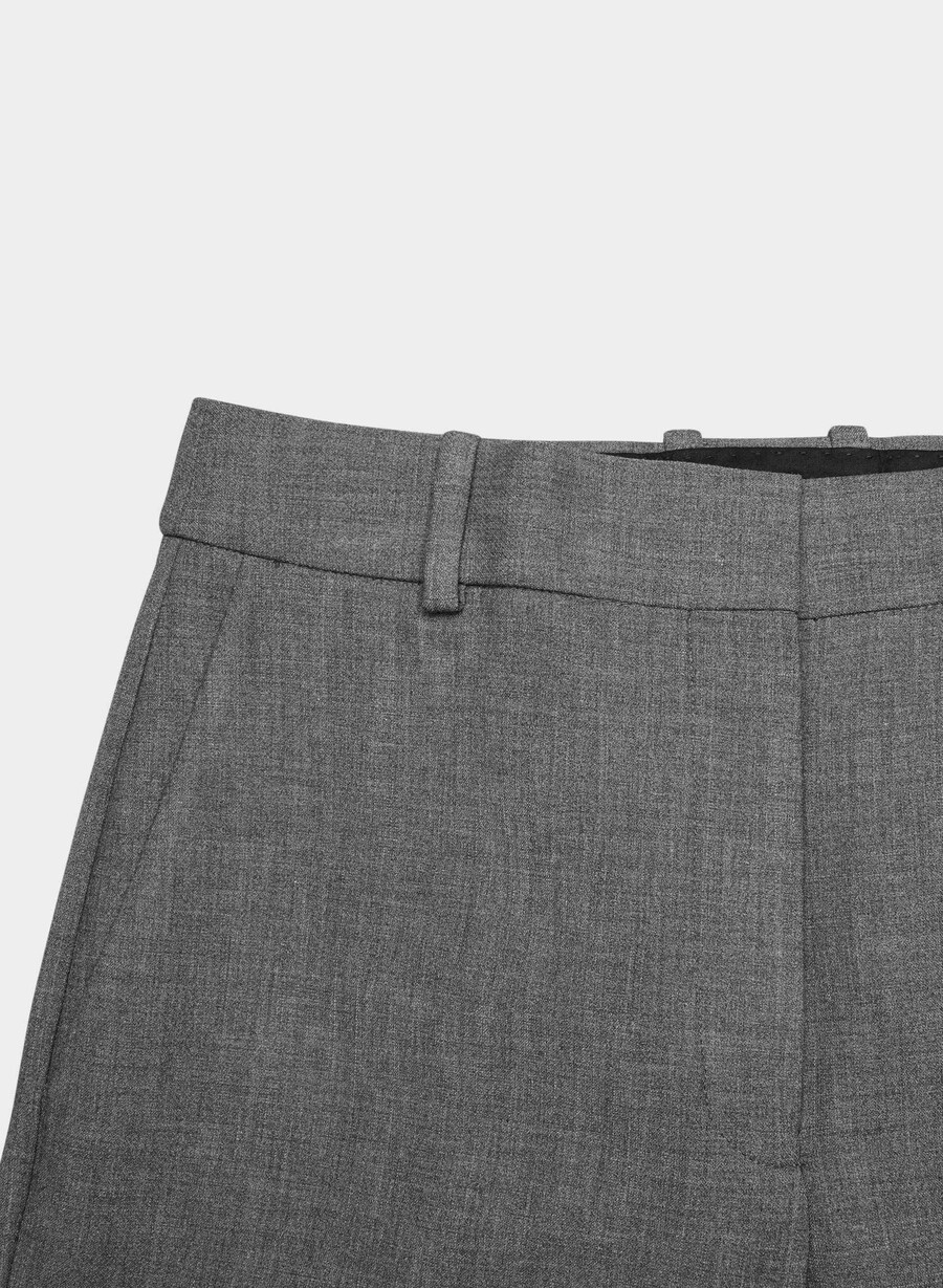 pantaloni coupe - ressential heather charcoal