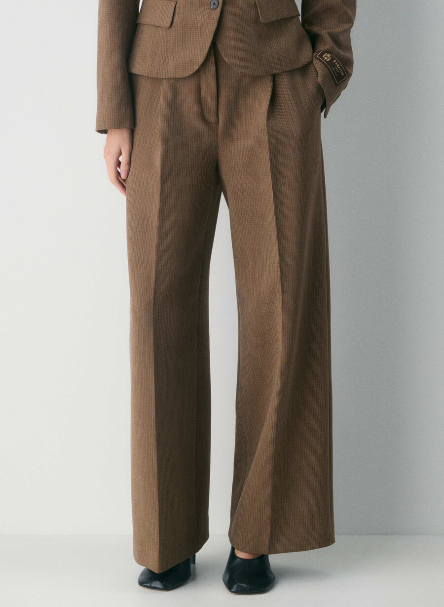 pantaloni collins - ressential kyle check svlmsc b