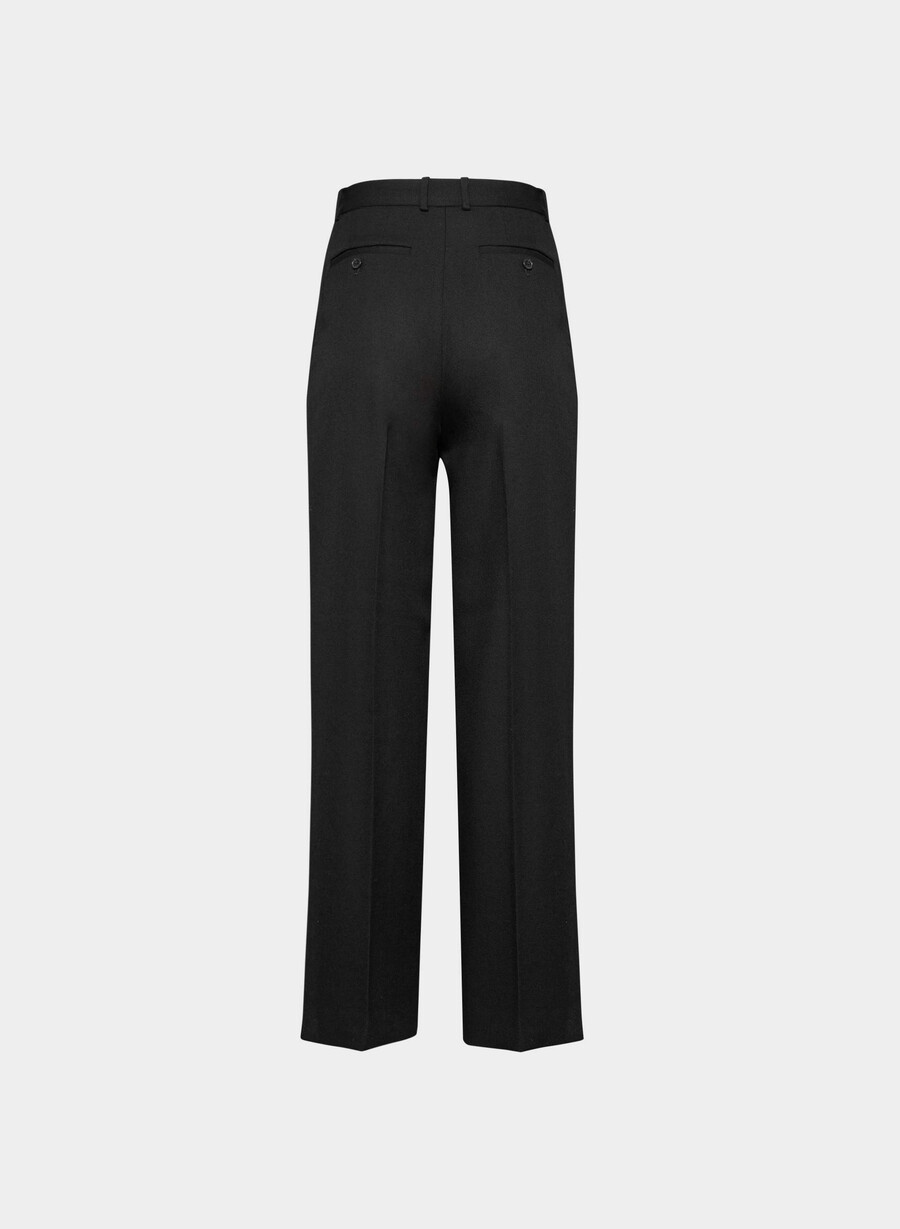 pantaloni tonic wool negri