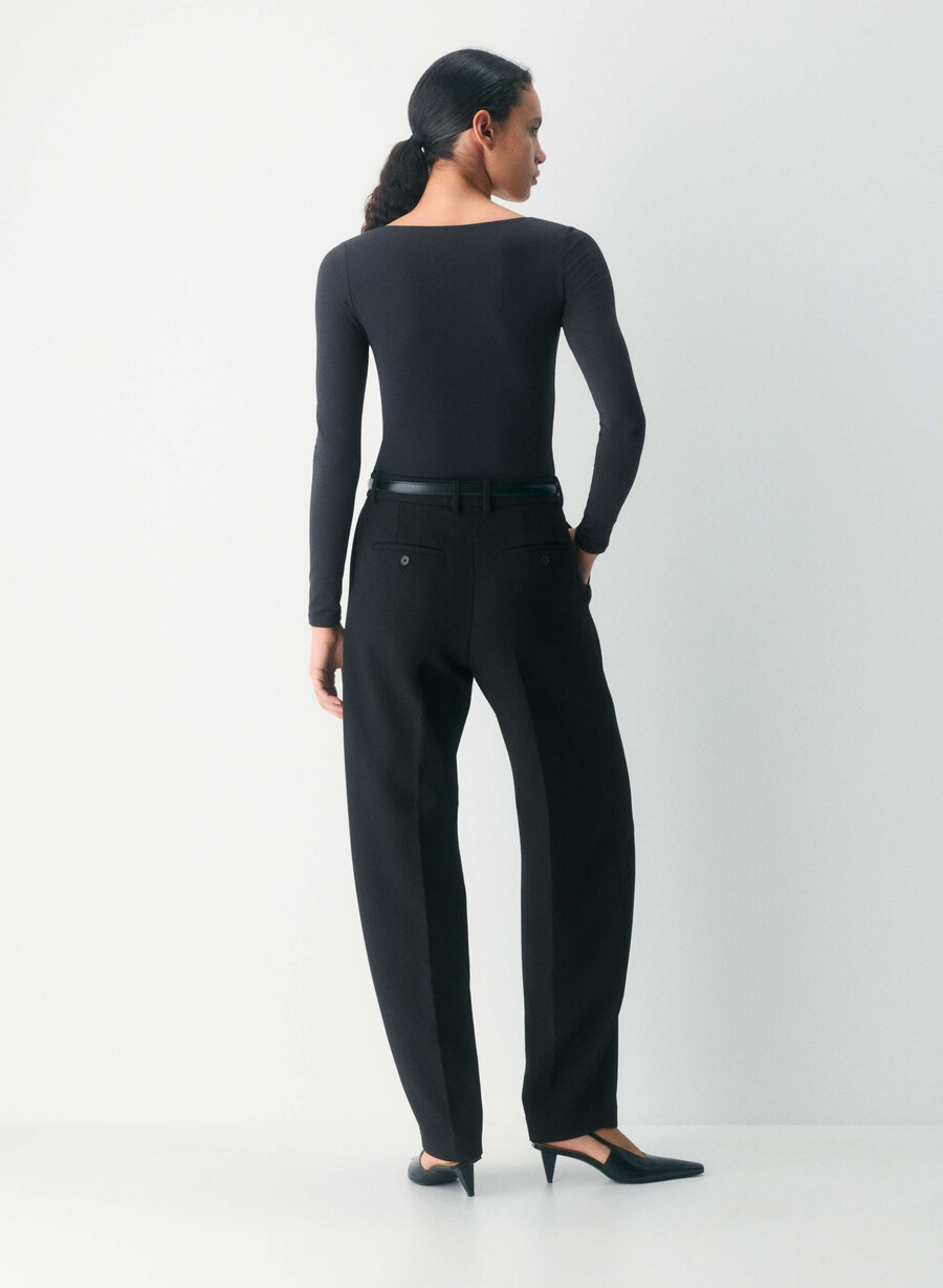 tricou cu mânecă lungă original contour cherish negru