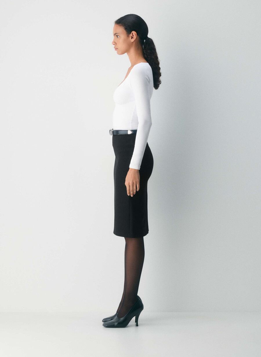 tricou cu mânecă lungă original contour cherish alb strĂlucitor