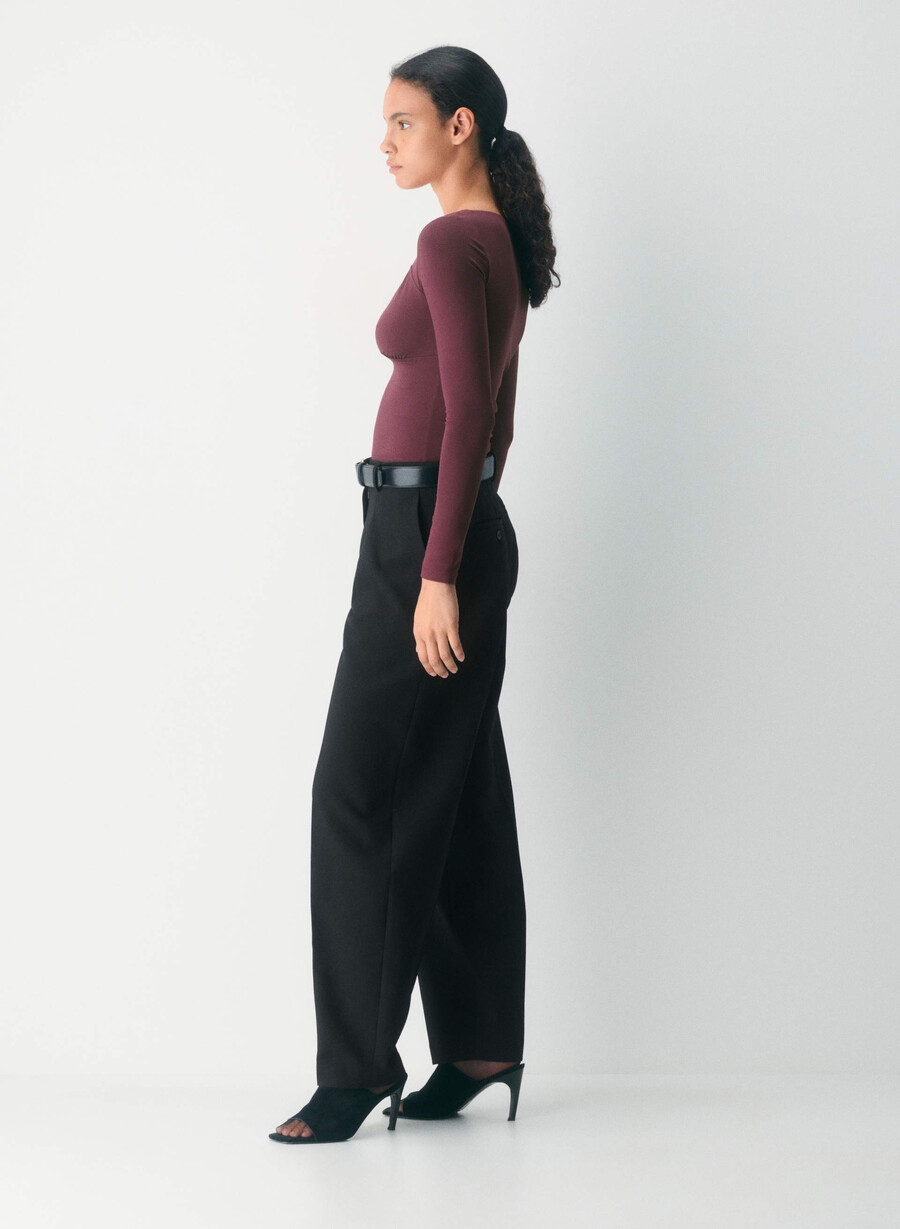 tricou cu mânecă lungă original contour cherish cardamon