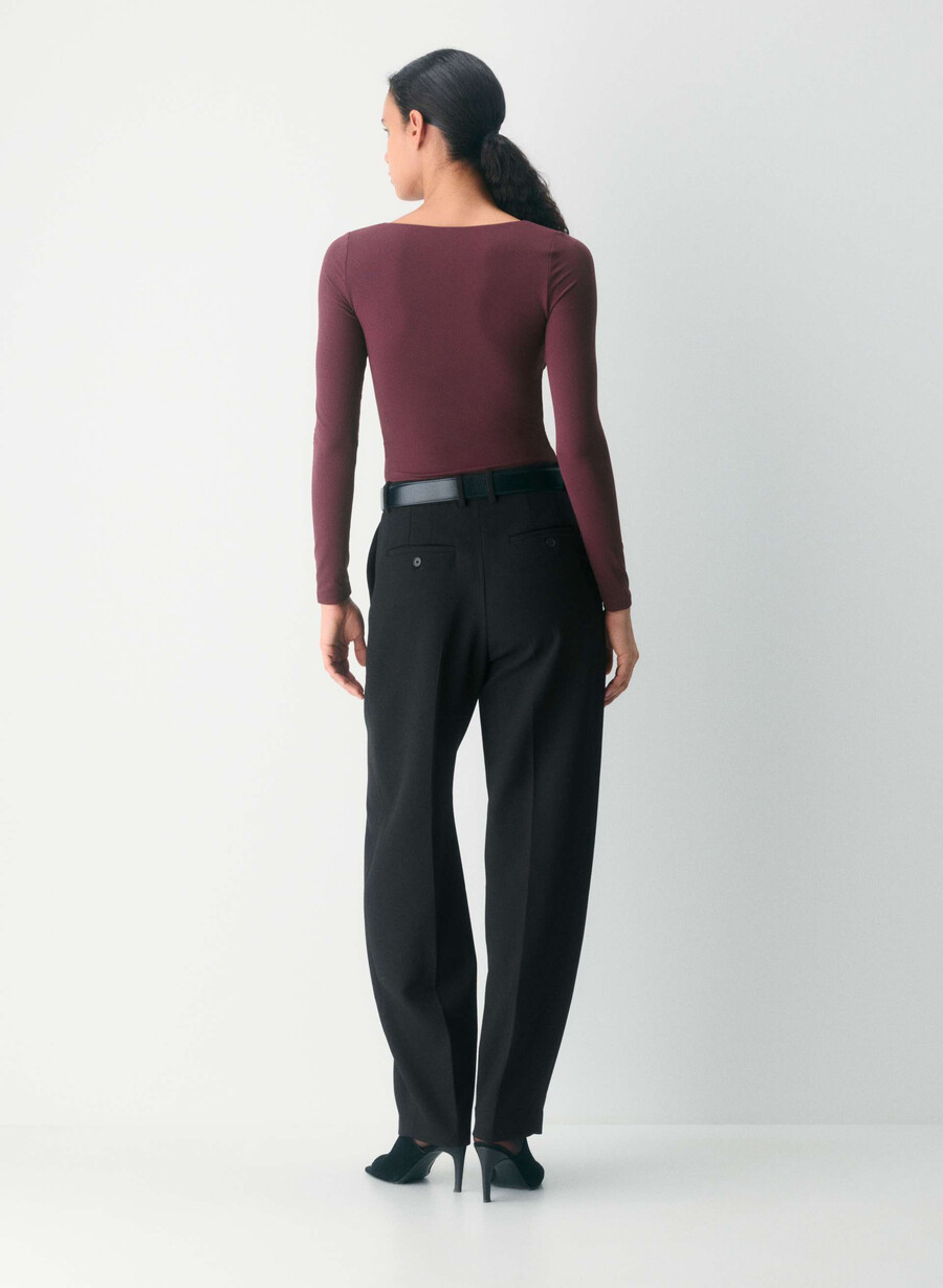 tricou cu mânecă lungă original contour cherish cardamon
