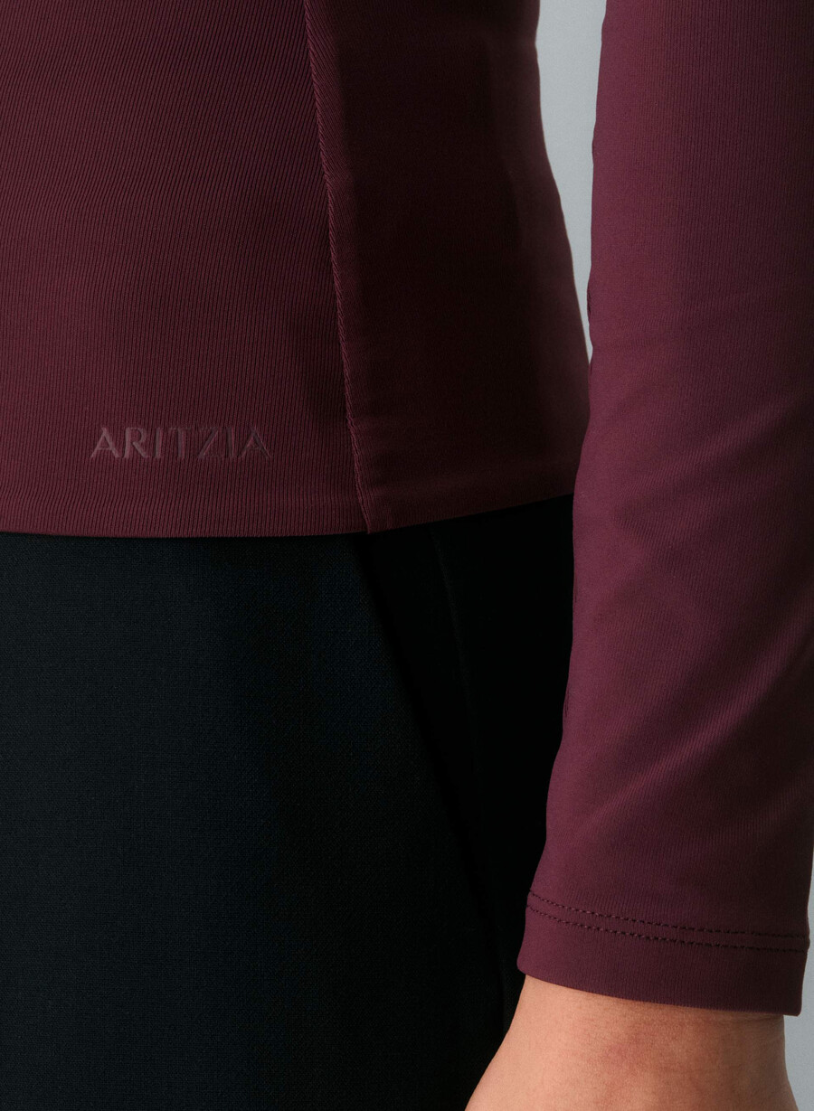 tricou cu mânecă lungă original contour cherish cardamon