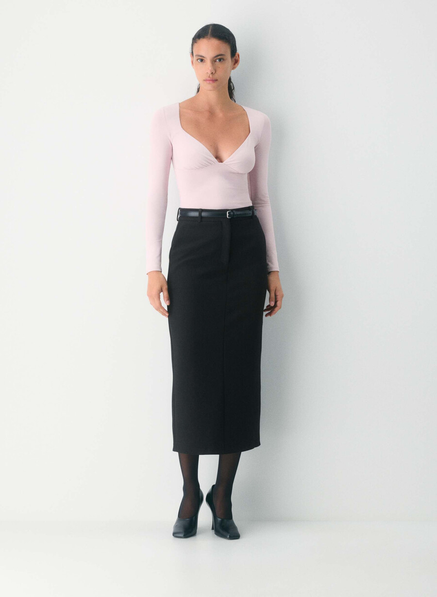 tricou cu mânecă lungă original contour cherish roz pĂdure