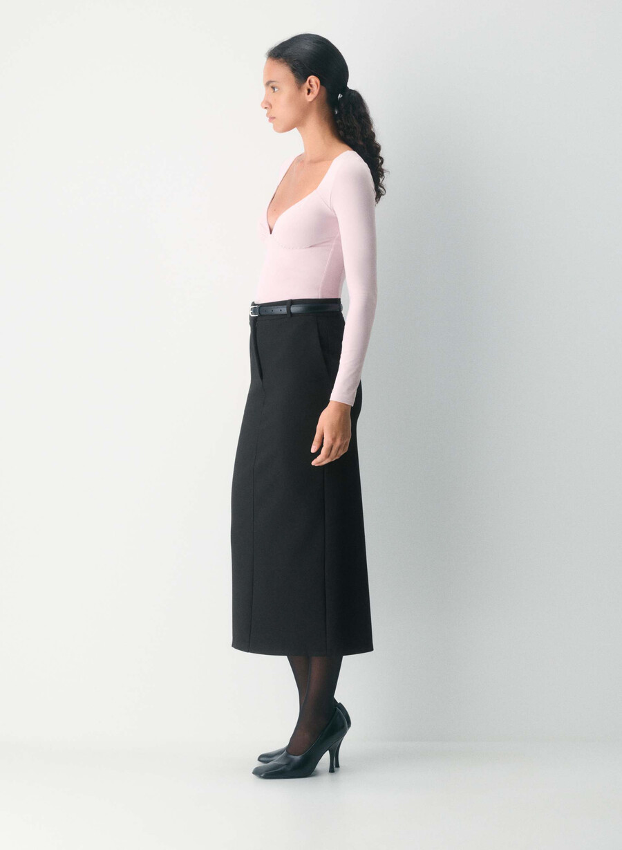 tricou cu mânecă lungă original contour cherish roz pĂdure